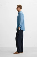 RELAXED FIT LYOCELL PANTS