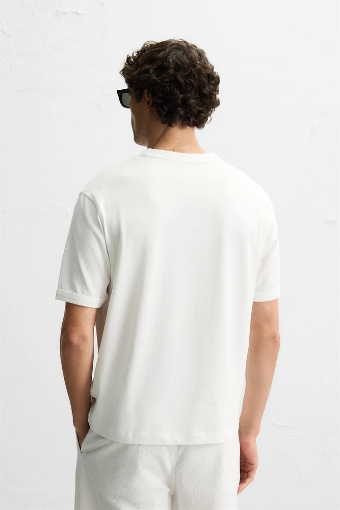 T-SHIRT INSCRIPTION RIB