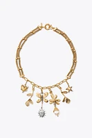 COLLIER EN MATIÈRES VARIÉES CHARMS PAPILLON
