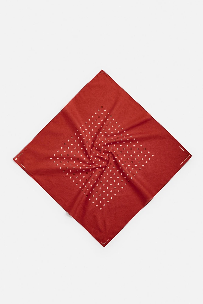 BANDANA À IMPRIMÉ GÉOMÉTRIQUE
