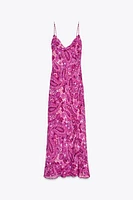 PRINTED MIDI DRESS