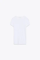 SHORT SLEEVE VISCOSE T-SHIRT