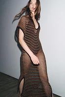 OPEN KNIT DRESS