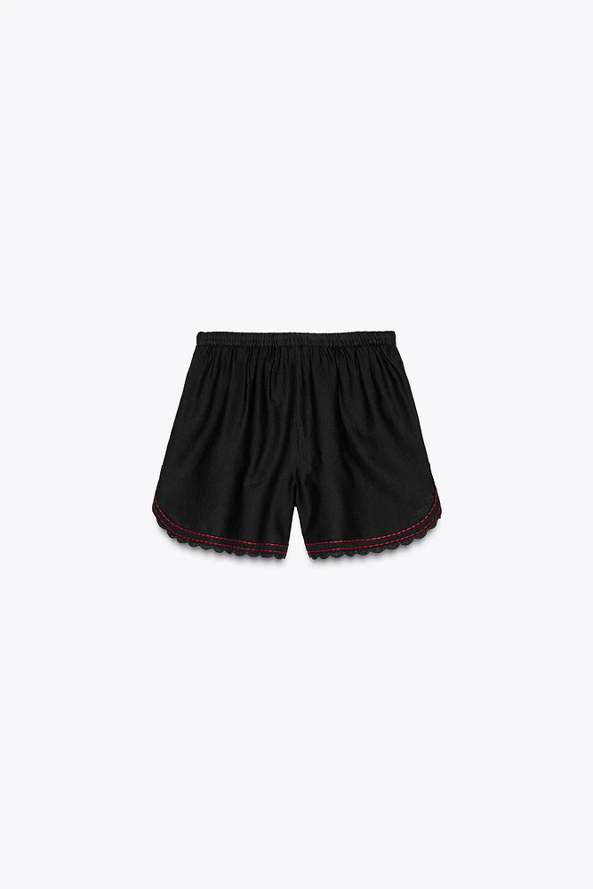 SHORTS BRODÉS ZW COLLECTION