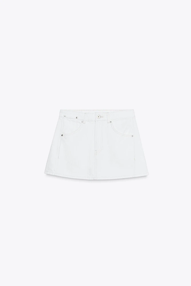 MINI-JUPE EN JEAN TRF