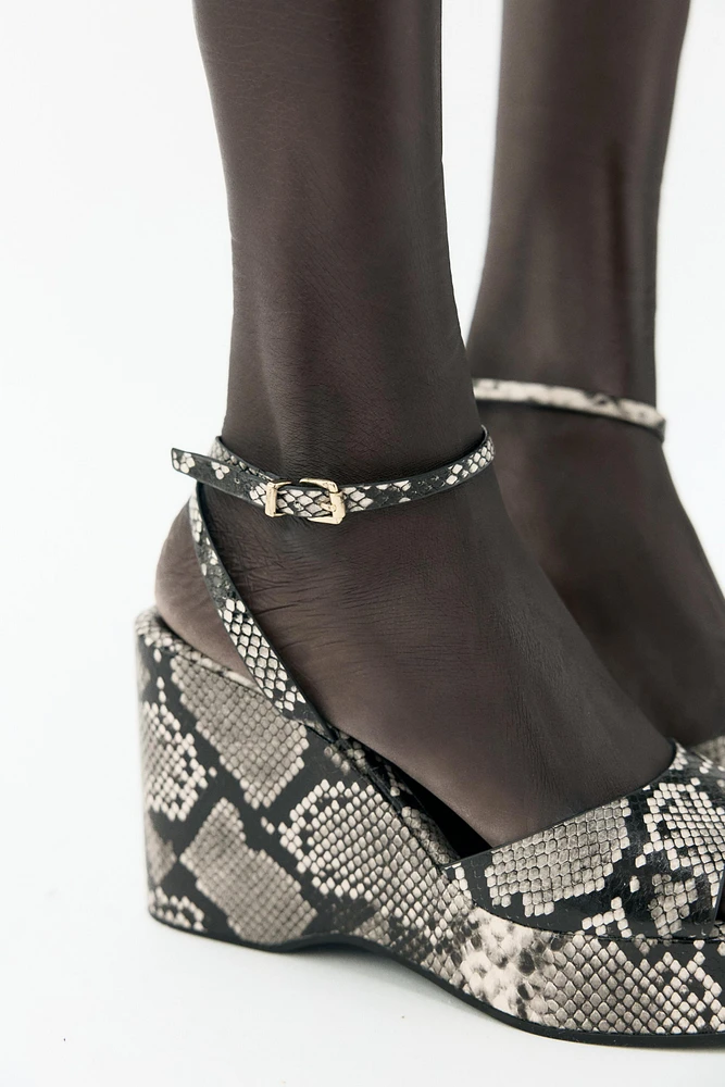 ANIMAL PRINT WEDGE