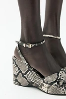 ANIMAL PRINT WEDGE