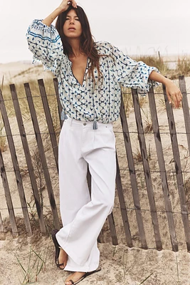 JEAN Z1975 WIDE LEG TAILLE NORMALE PINCES