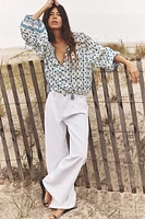 JEAN Z1975 WIDE LEG TAILLE NORMALE PINCES