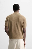 CROCHET KNIT POLO