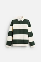 CONTRAST COLLAR POLO SHIRT