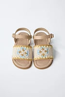 BAREFOOT CROCHETED SANDALS