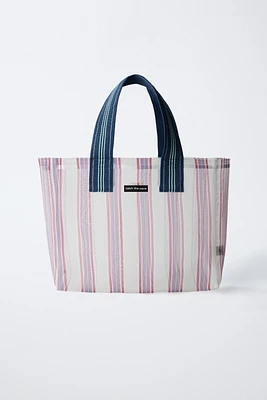 LARGE STRIPED BAG