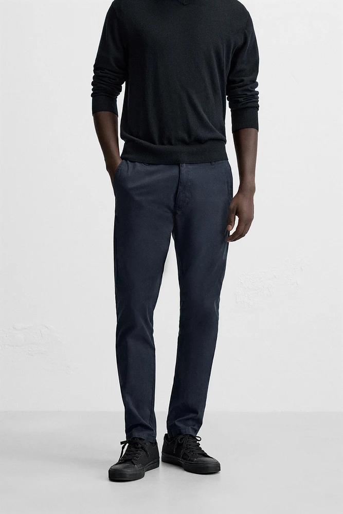 SKINNY CHINO PANTS