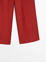 Pantalon fluide à pinces