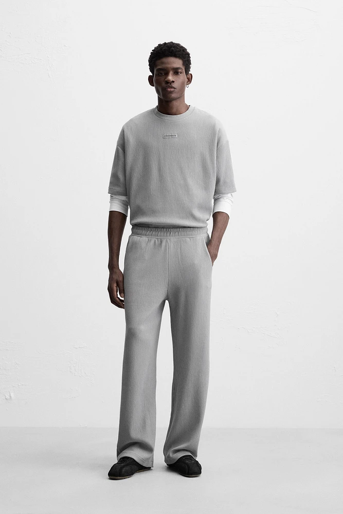 TEXTURED JOGGER PANTS