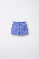 6-14 ANS/ SHORT DE BAIN EN SEERSUCKER
