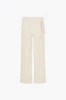 PANTALON PARÉO NŒUDS TEXTURÉ
