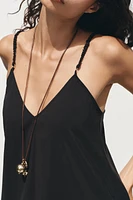LONG STRAPPY DRESS