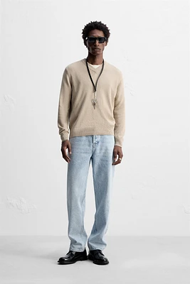 COTTON - LINEN SWEATER