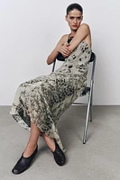 LONG PRINTED DRESS