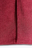 TEXTURED BANDEAU MIDI DRESS
