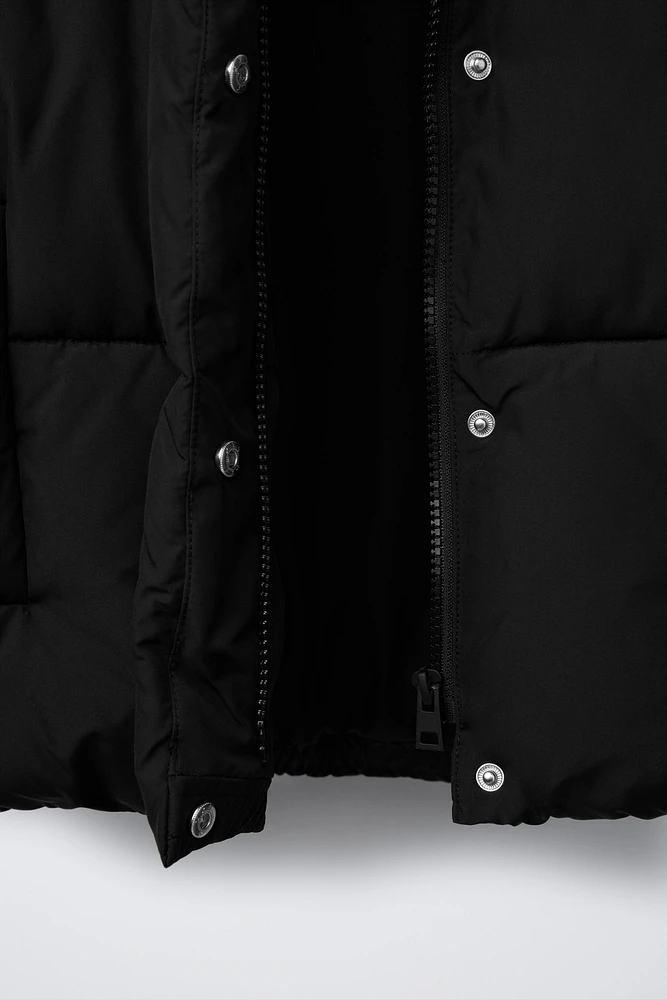 HOODED QUILTED JACKET