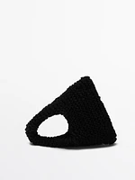 Mini split suede crochet bag - Limited Edition