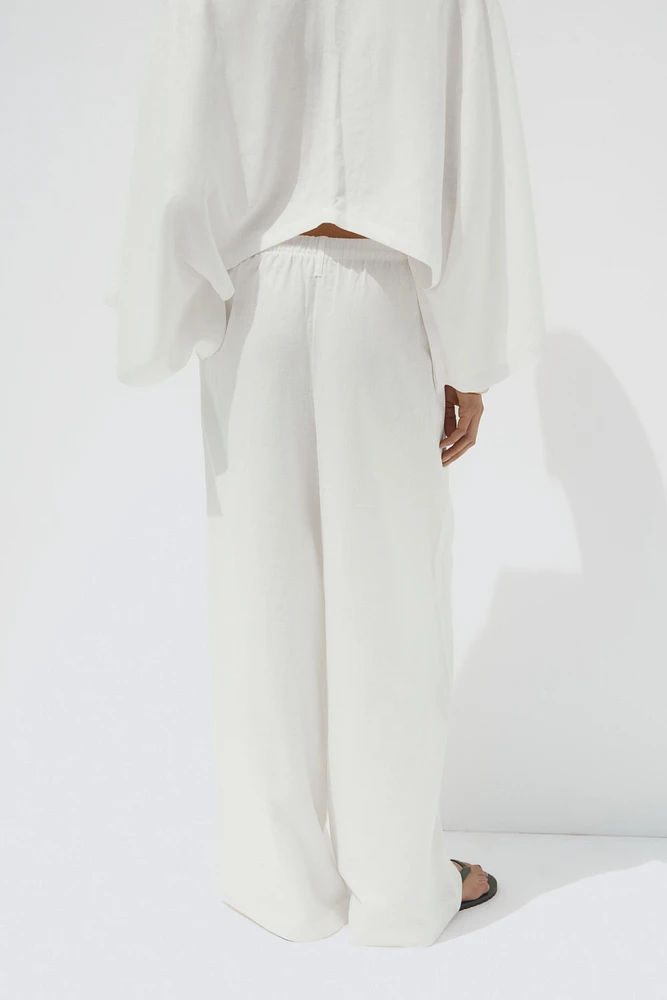 PANTALON AVEC LIN