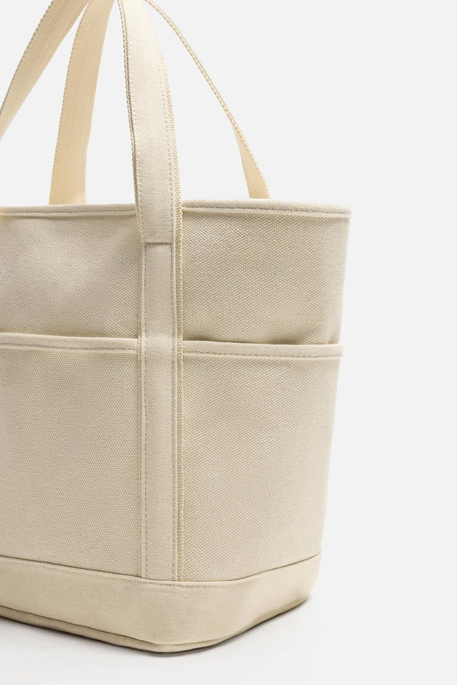 WOVEN SHOPPER BAG