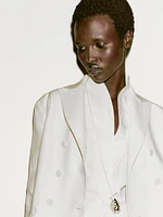 Chemise en popeline à col montant - Limited Edition