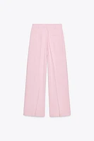 PANTALON LARGE À PINCES