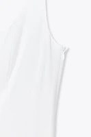 LINEN STRAPPY MIDI DRESS