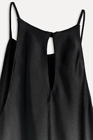 ROBE MI-LONGUE SATINÉE 50E ANNIVERSAIRE