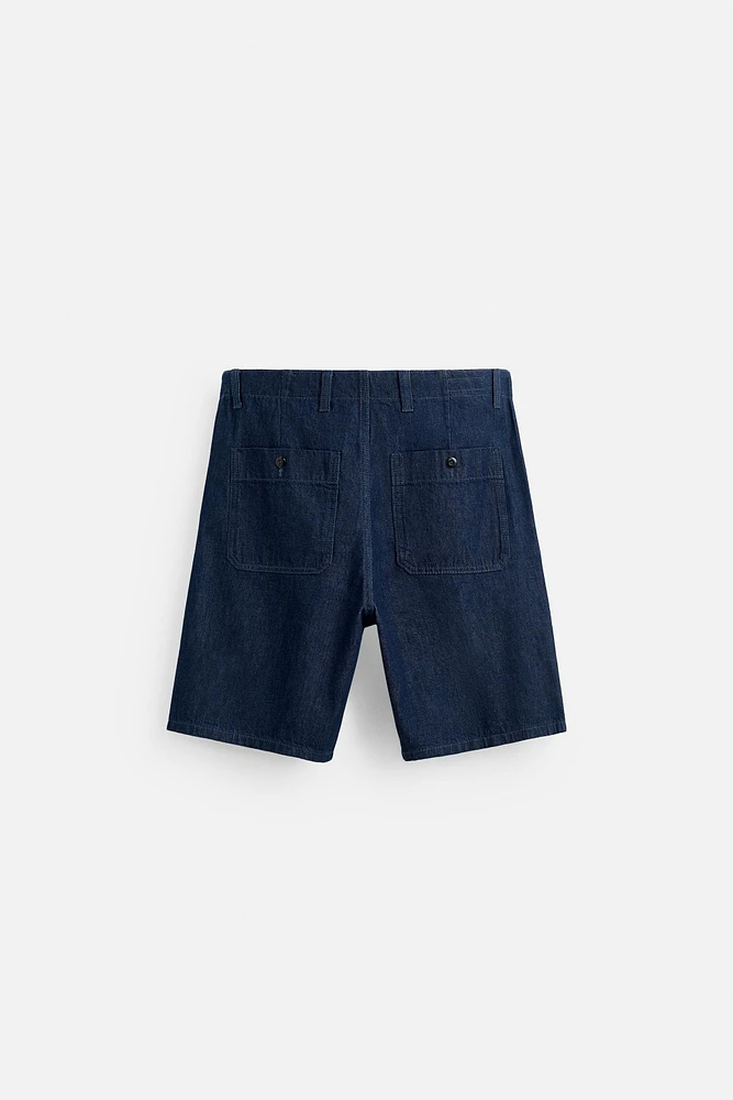 BERMUDA EN DENIM RELAXED FIT