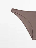 Bas de bikini tulle froncé