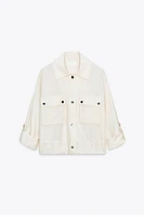 CHEMISE SAFARI COURTE MANCHE RETROUSSÉE