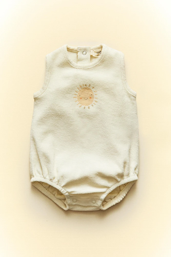CHILDREN’S COTTON TERRYCLOTH ROMPER
