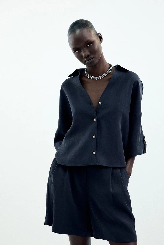 WIDE SHORT SLEEVE SHIRT
