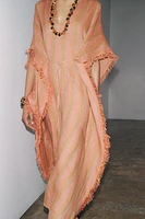 100% LINEN MULTI-POSITION KAFTAN ZW COLLECTION