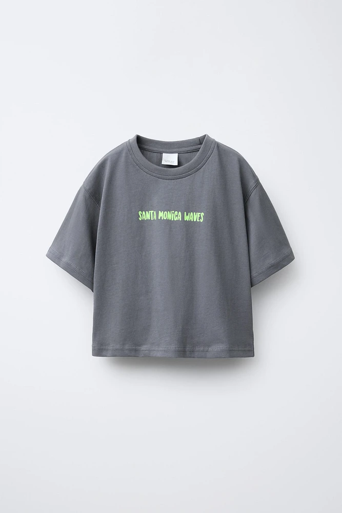 PRINTED T-SHIRT AND BERMUDA SET