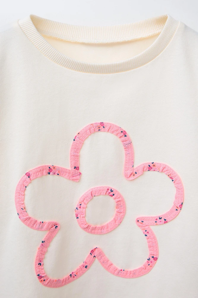 T-SHIRT AND RIBBED CYCLING LEGGINGS JOGGING SET