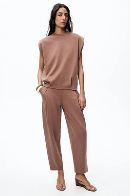WASHED PLEATED PANTS