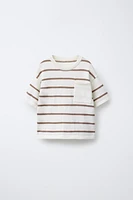 STRIPED KNIT T-SHIRT