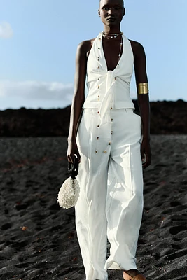 GILET HALTER NŒUD