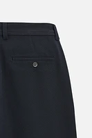 TEXTURED STRETCH PANTS