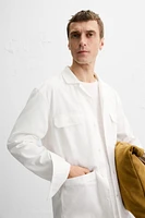 CHEMISE COTON À POCHES