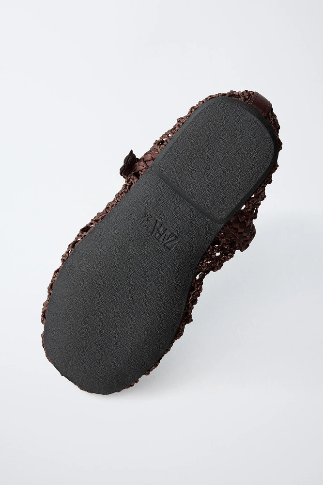 OPENWORK BALLET FLATS