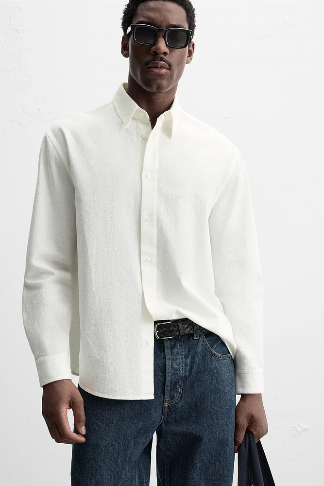 TEXTURED JACQUARD SHIRT