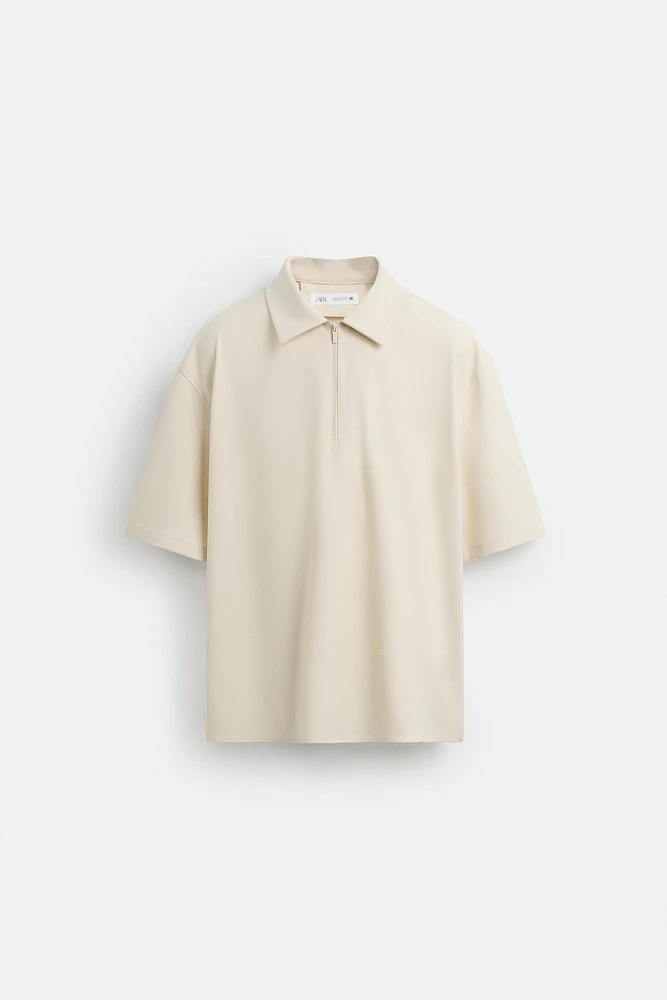 COMFORT ZIP POLO SHIRT